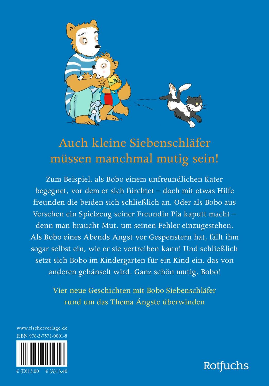 Rückseite: 9783757100018 | Bobo Siebenschläfer: Ganz schön mutig! | Markus Osterwalder (u. a.)