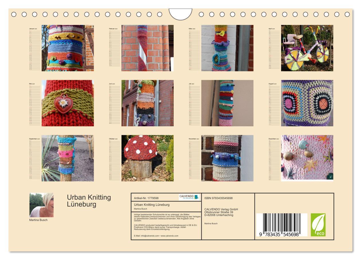 Bild: 9783435545698 | Urban Knitting Lüneburg (Wandkalender 2025 DIN A4 quer), CALVENDO...