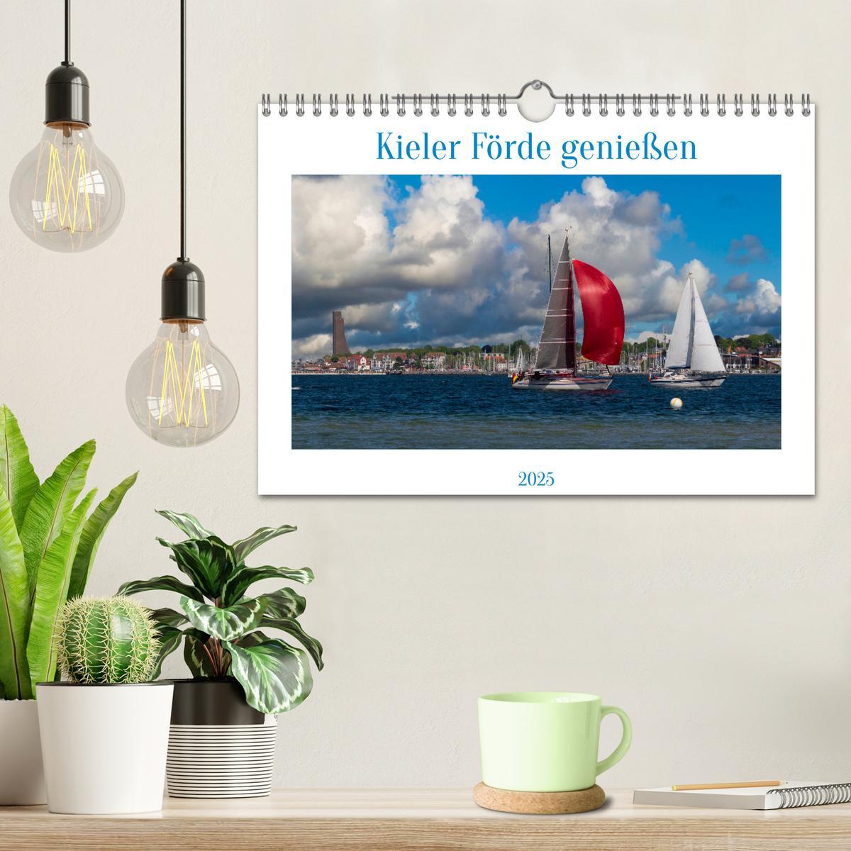 Bild: 9783383966606 | Kieler Förde genießen (Wandkalender 2025 DIN A4 quer), CALVENDO...