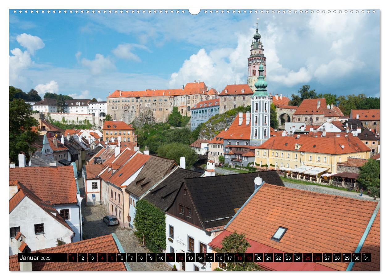 Bild: 9783383988202 | Ceský Krumlov - Böhmisch Krumau (hochwertiger Premium Wandkalender...