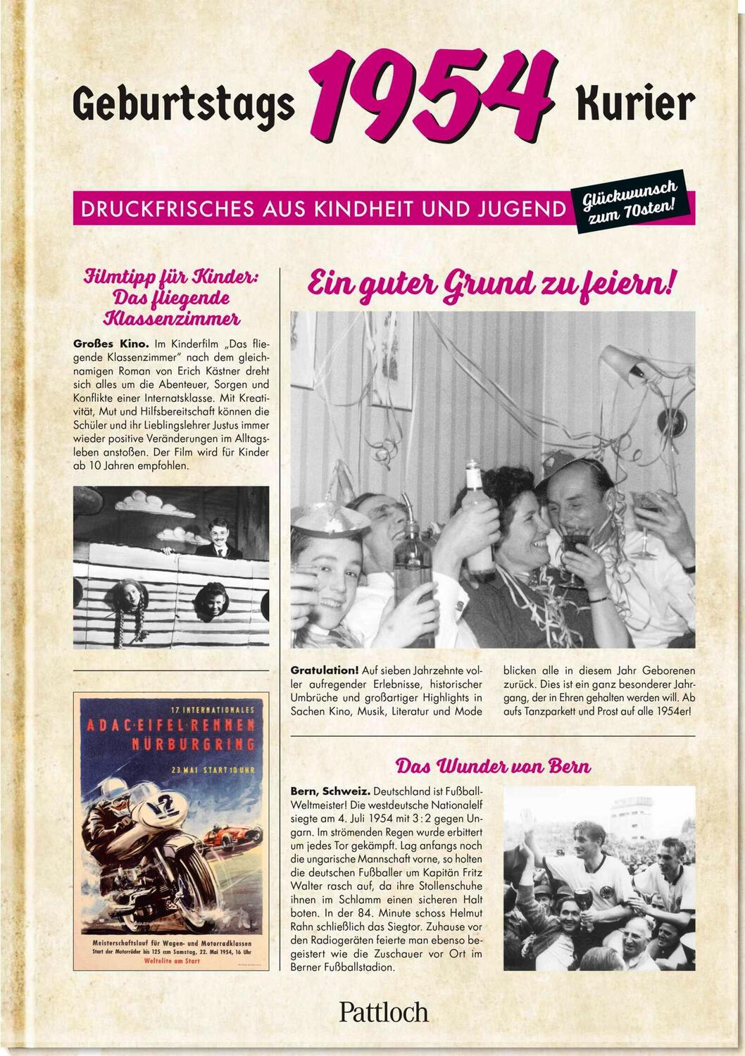 Cover: 9783629009654 | 1954 - Geburtstagskurier | Ute Wielandt | Buch | 80 S. | Deutsch