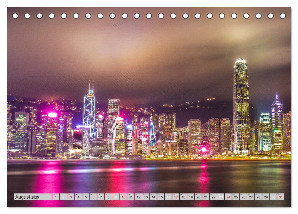 Bild: 9783435126736 | Hongkong Impressionen (Tischkalender 2025 DIN A5 quer), CALVENDO...