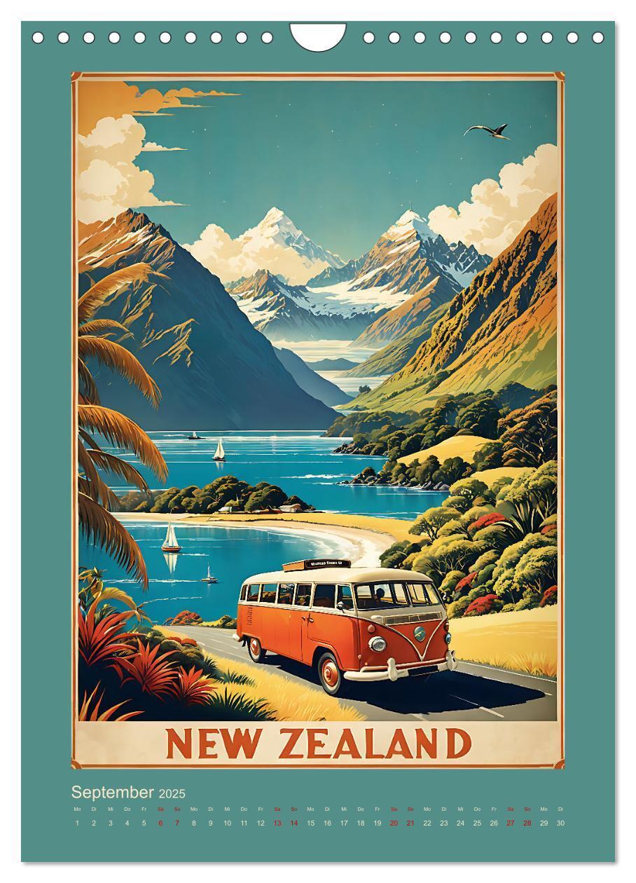 Bild: 9783383770630 | World Travel Poster - nostalgische Reise um die Welt (Wandkalender...