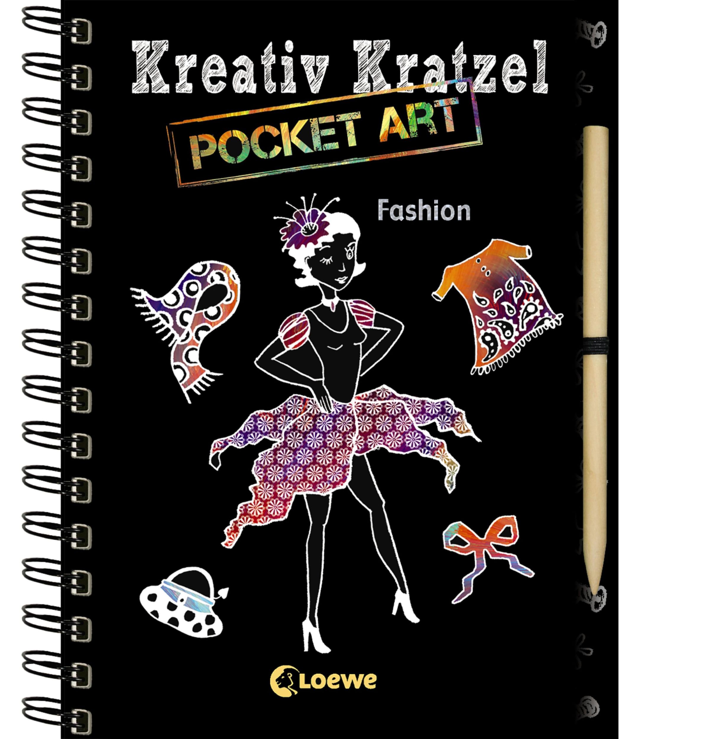 Cover: 9783785586754 | Kreativ-Kratzel Pocket Art: Fashion | Katja Jäger | Taschenbuch | 2017