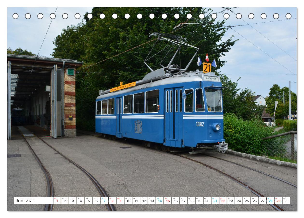 Bild: 9783457200469 | Die Zürcher Tram (Tischkalender 2025 DIN A5 quer), CALVENDO...