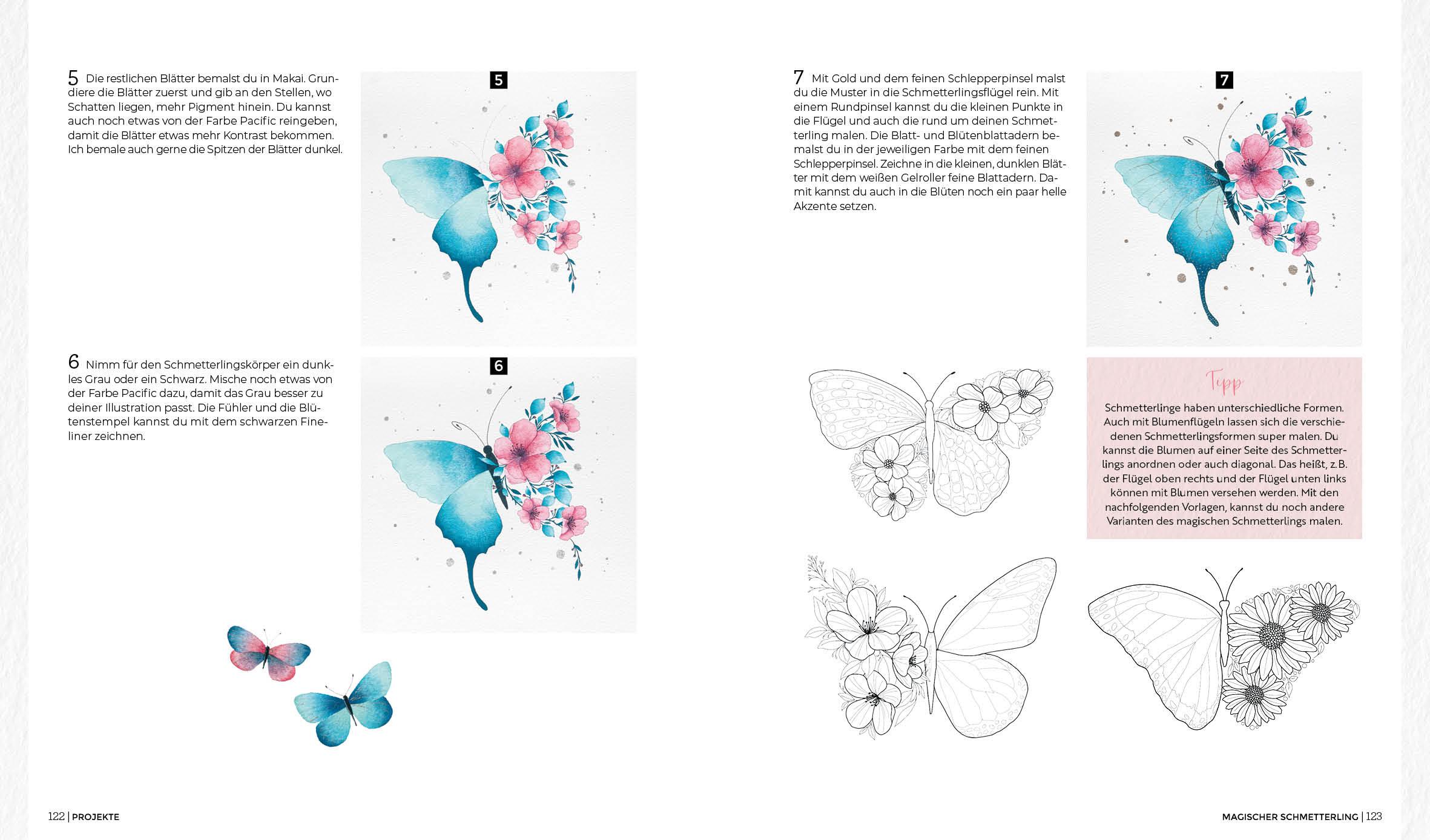 Bild: 9783745922318 | Watercolor - Fabelhafte Blütenwelten | Denise Rey | Buch | 128 S.