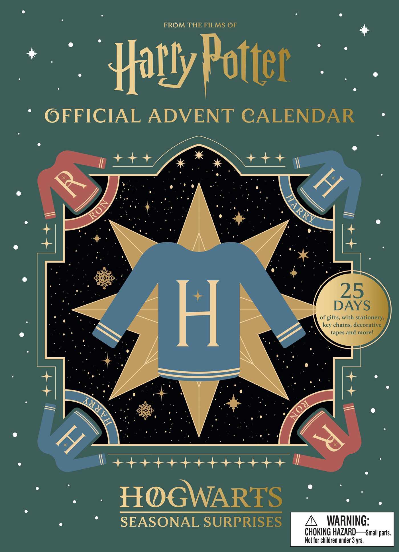 Cover: 9798886637311 | Harry Potter Official Advent Calendar Seasonal Surprises (Festive...