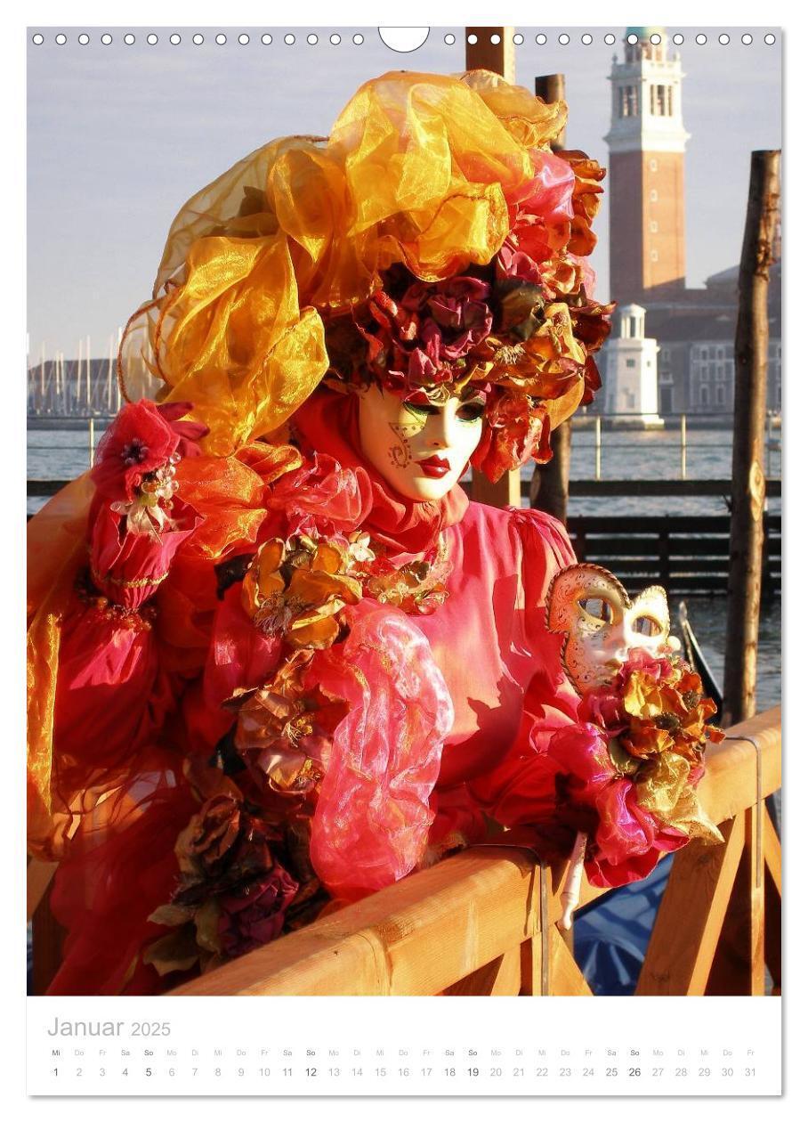 Bild: 9783457061152 | Masken der Sehnsucht - Karneval in Venedig (Wandkalender 2025 DIN...