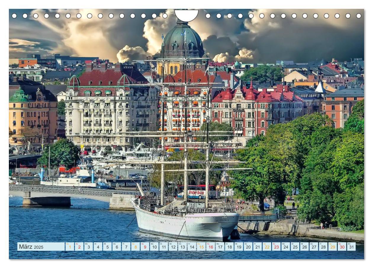 Bild: 9783435573905 | Stockholm - Venedig des Nordens (Wandkalender 2025 DIN A4 quer),...