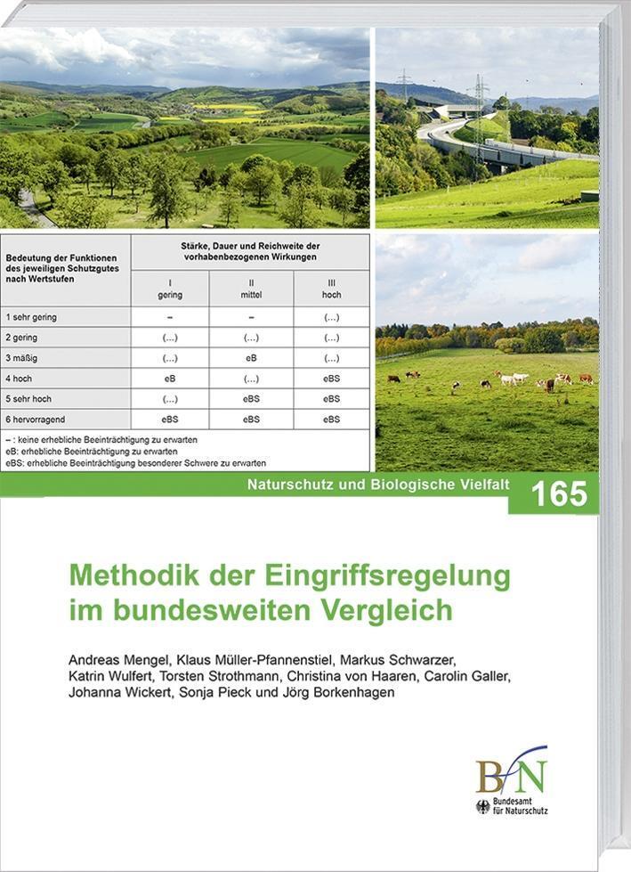 Cover: 9783784340654 | Methodik der Eingriffsregelung im bundesweiten Vergleich | Mengel