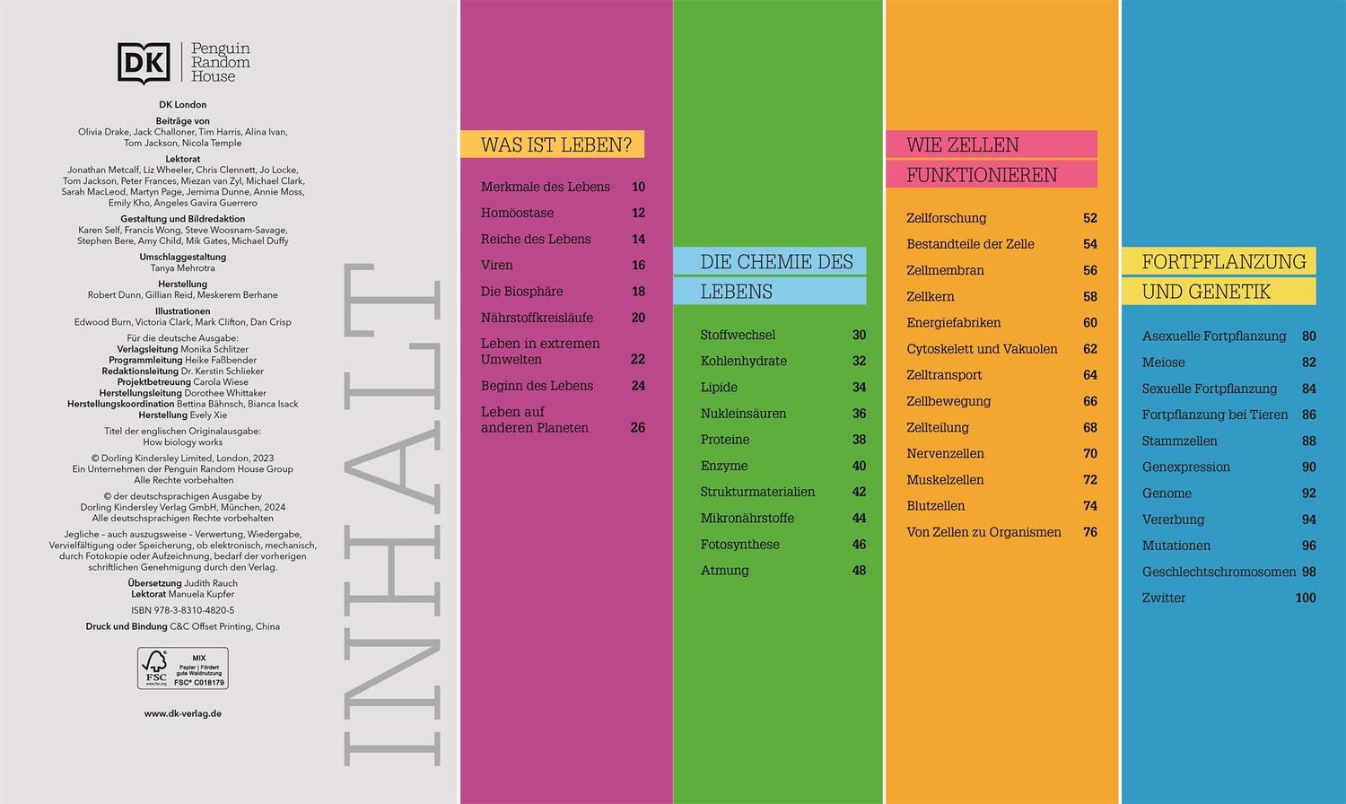 Bild: 9783831048205 | #dkinfografik. Biologie einfach erklärt | Jack Challoner (u. a.)