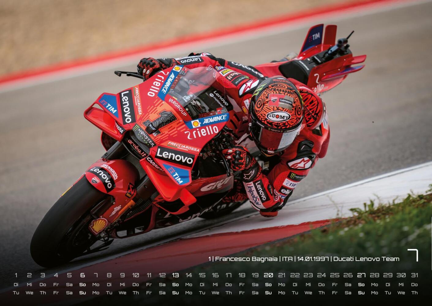 Bild: 9783986734022 | Motorrad Grand Prix 2025 - Kalender MotoGP DIN A2 | GP-Fever.de | 2025