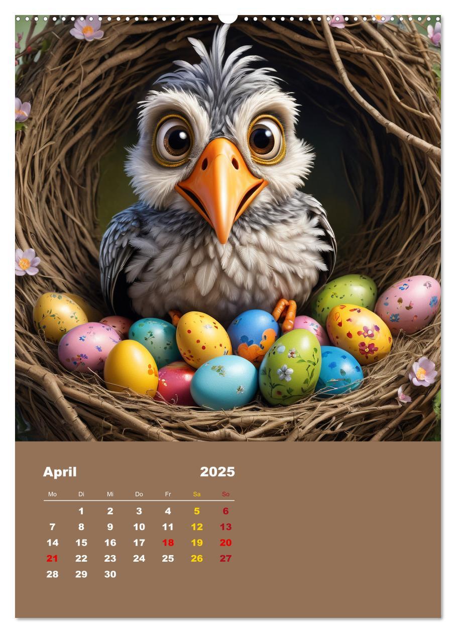 Bild: 9783457150290 | Diese schrägen Vögel (Wandkalender 2025 DIN A2 hoch), CALVENDO...