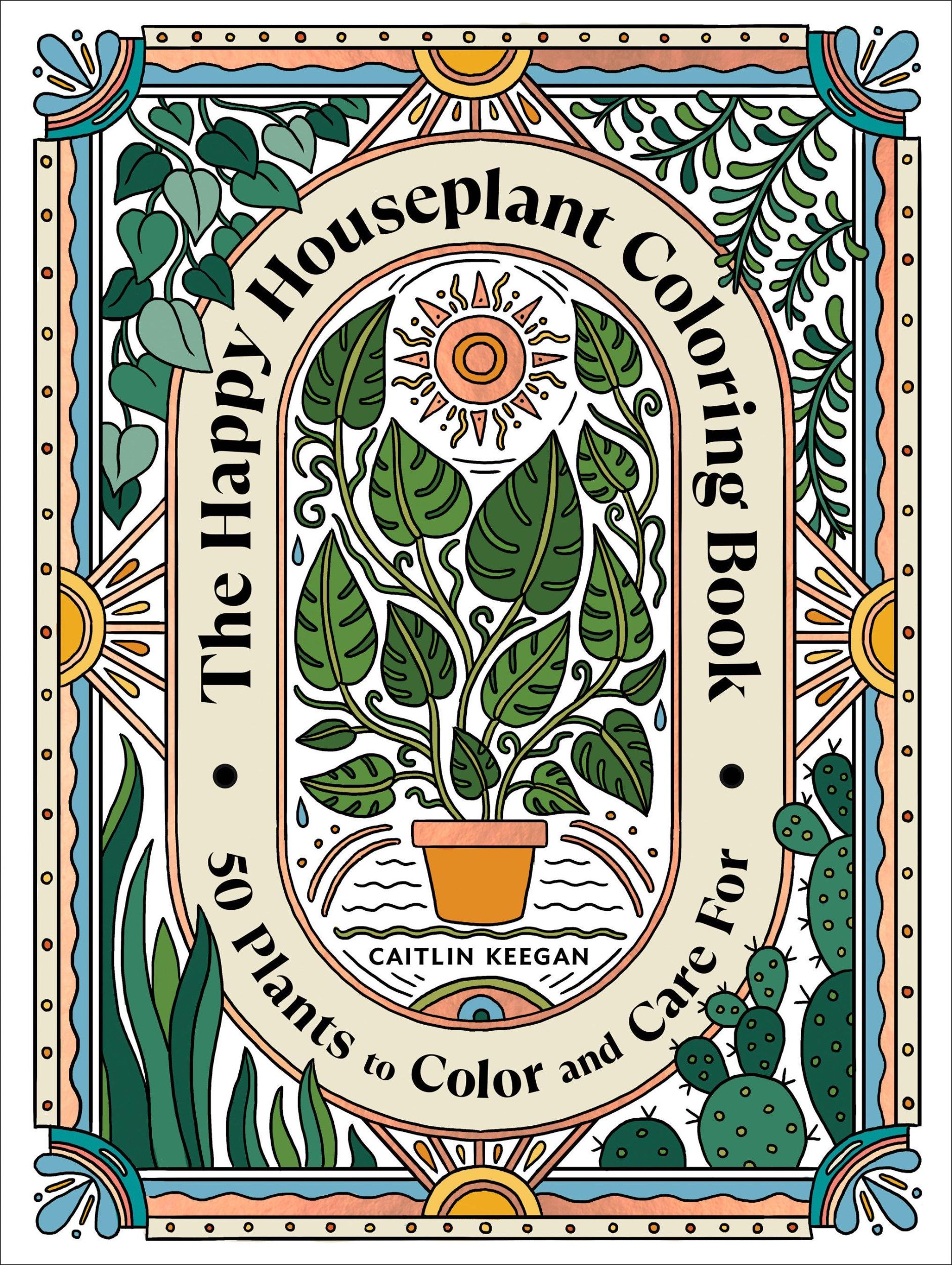 Cover: 9780593578803 | The Happy Houseplant Coloring Book | Caitlin Keegan | Taschenbuch