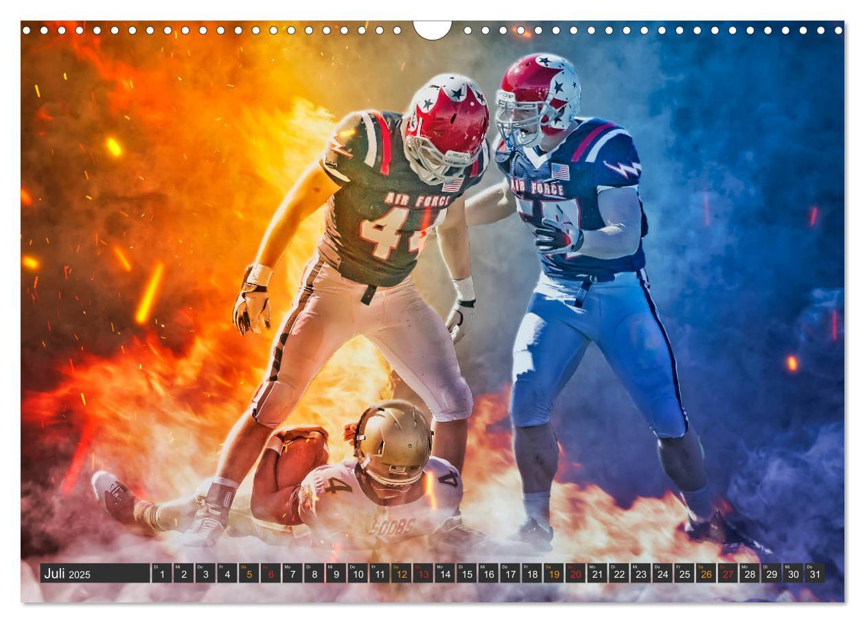 Bild: 9783435154913 | Faszination American Football (Wandkalender 2025 DIN A3 quer),...