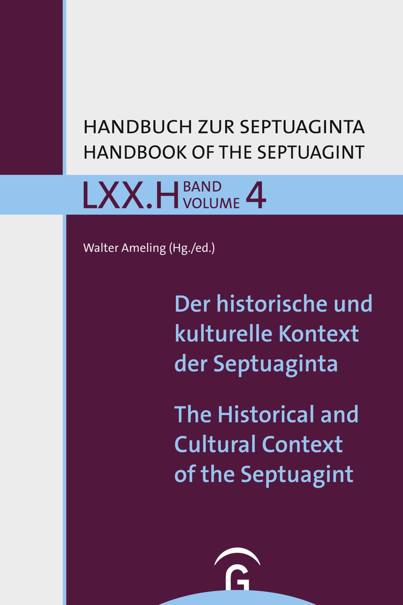 Cover: 9783579081021 | Der historische und kulturelle Kontext der Septuaginta / The...