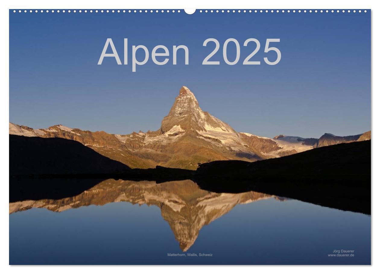 Cover: 9783435649068 | Alpen (Wandkalender 2025 DIN A2 quer), CALVENDO Monatskalender | 2025