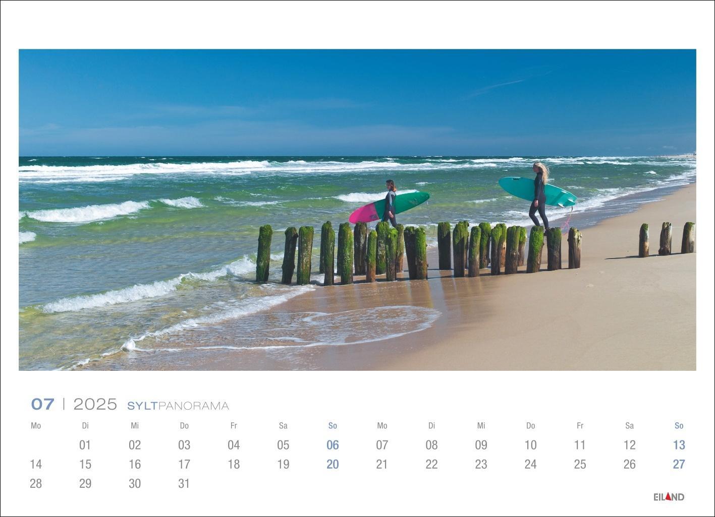 Bild: 9783964023384 | Sylt Panorama Postkartenkalender 2025 - Hans Jessel | Kalender | 13 S.