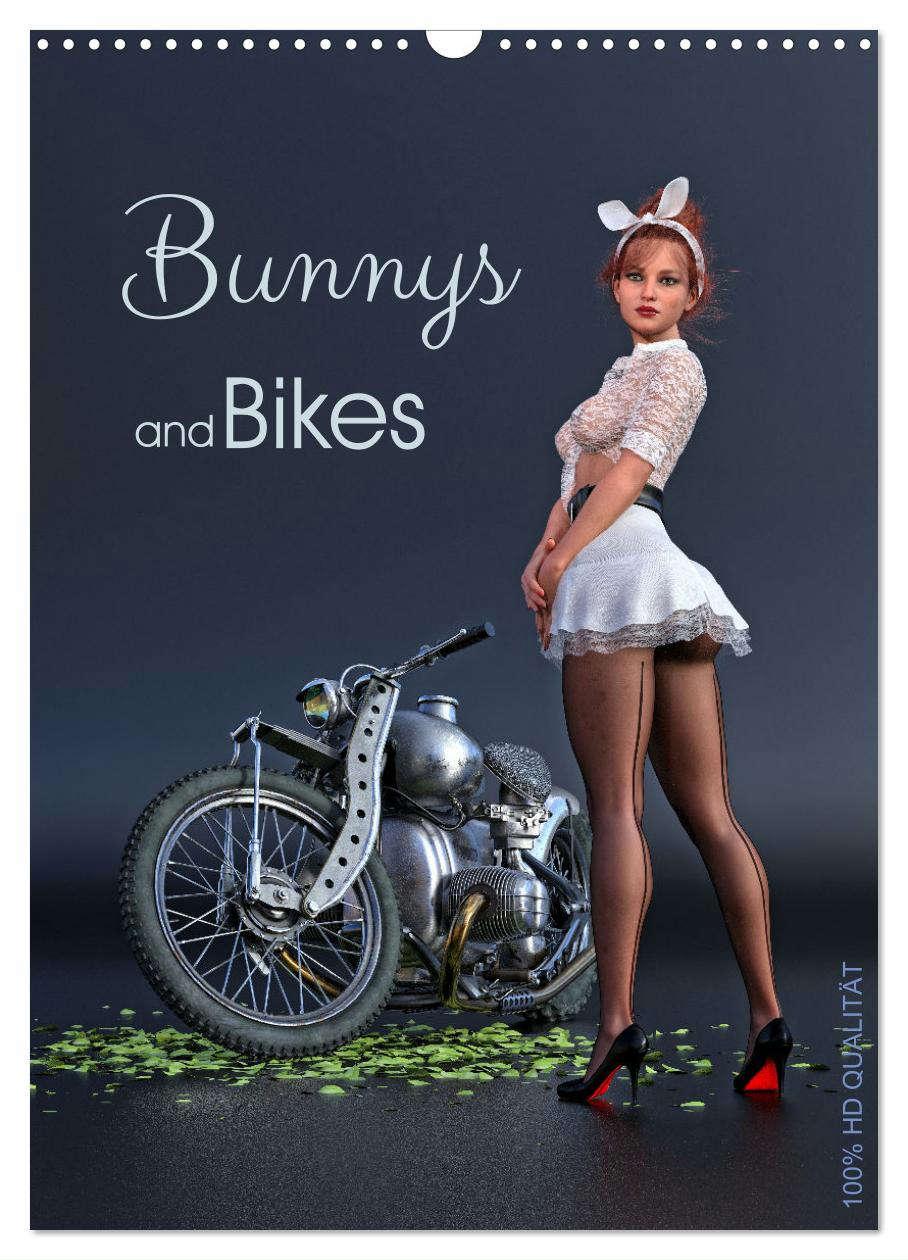 Cover: 9783435901654 | Bunnys and Bikes (Wandkalender 2025 DIN A3 hoch), CALVENDO...