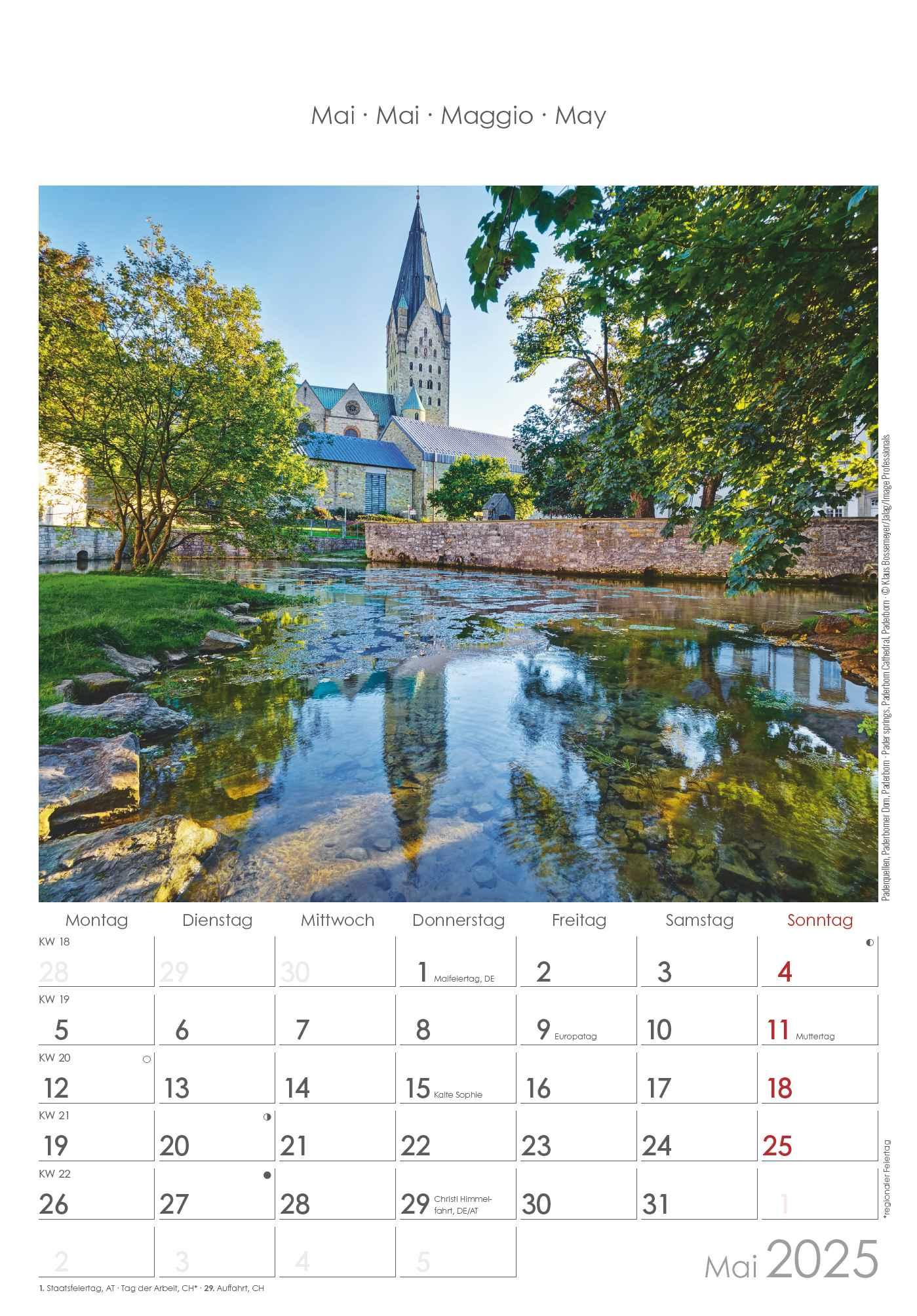 Bild: 4251732343354 | Nordrhein-Westfalen 2025 - Bild-Kalender 23,7x34 cm -...