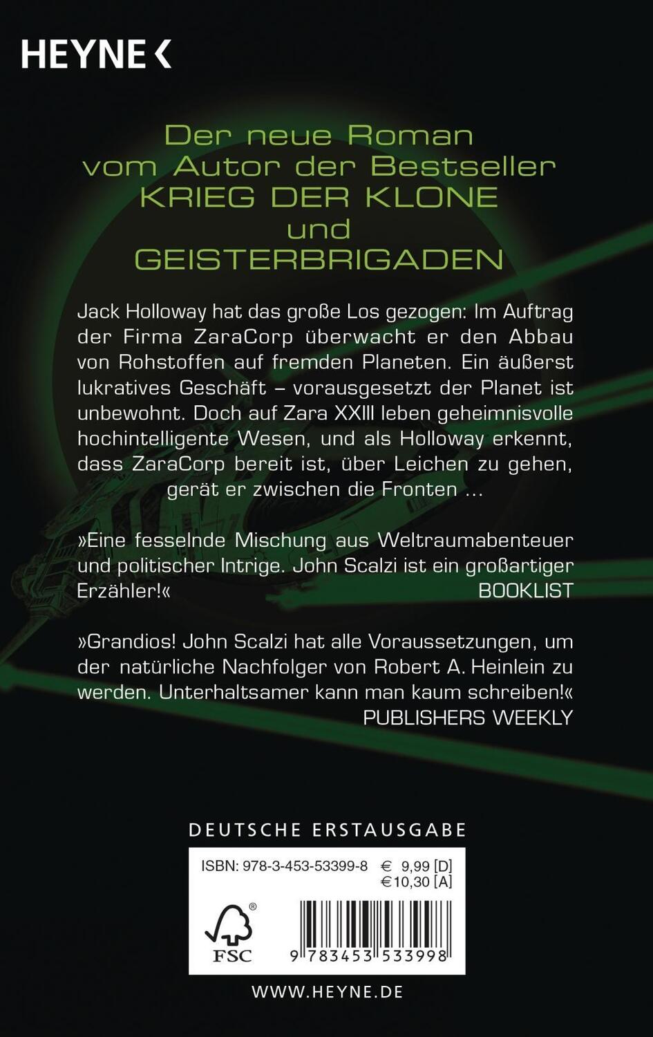 Bild: 9783453533998 | Der wilde Planet | Roman | John Scalzi | Taschenbuch | Paperback