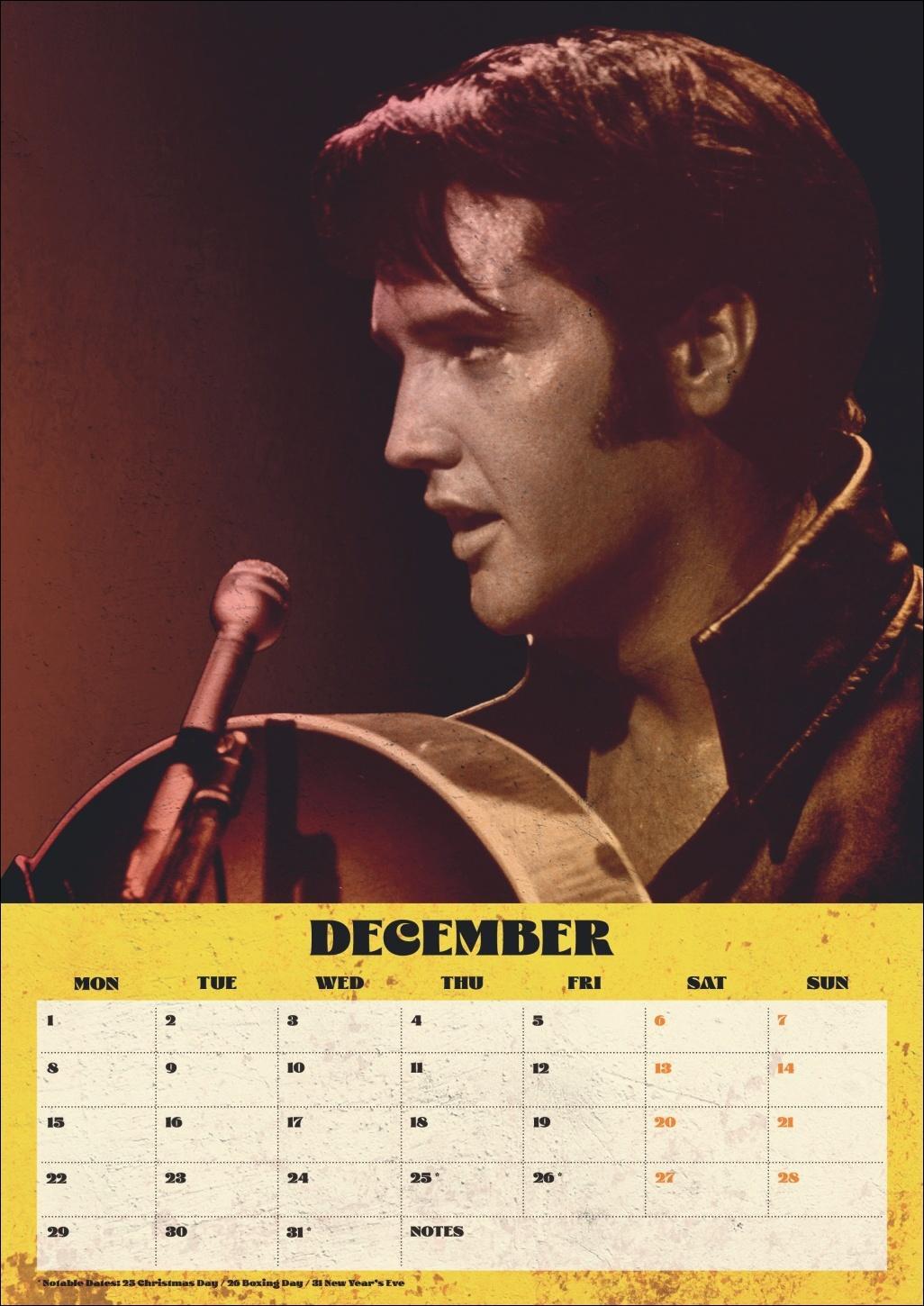 Bild: 9783840196720 | Elvis Posterkalender 2025 | Elvis | Kalender | Danilo | Spiralbindung