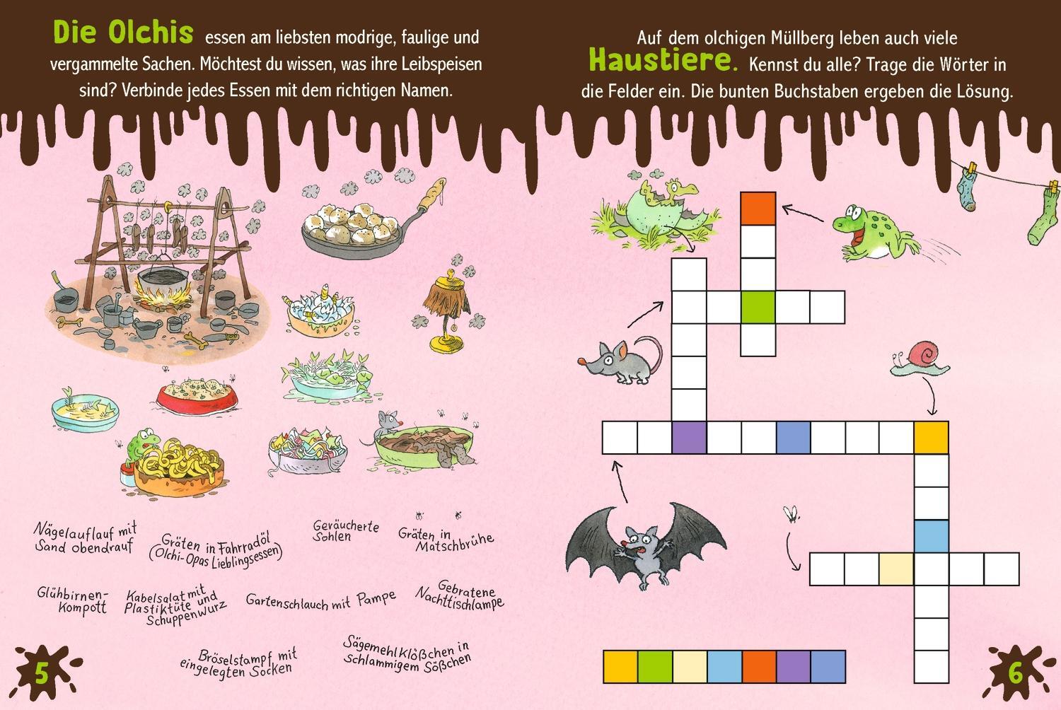 Bild: 4260512186968 | Die Olchis. Puzzle im Buch. 100 Teile | Erhard Dietl | Stück | Puzzle