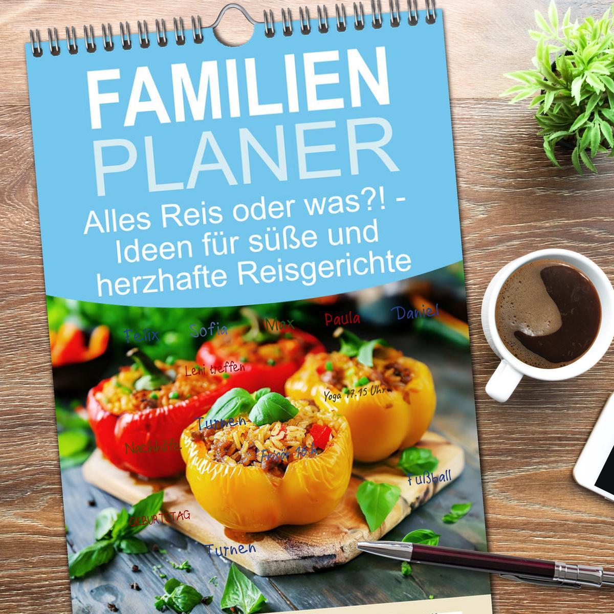 Bild: 9783457155141 | Familienplaner 2025 - Alles Reis oder was?! - Ideen für süße und...