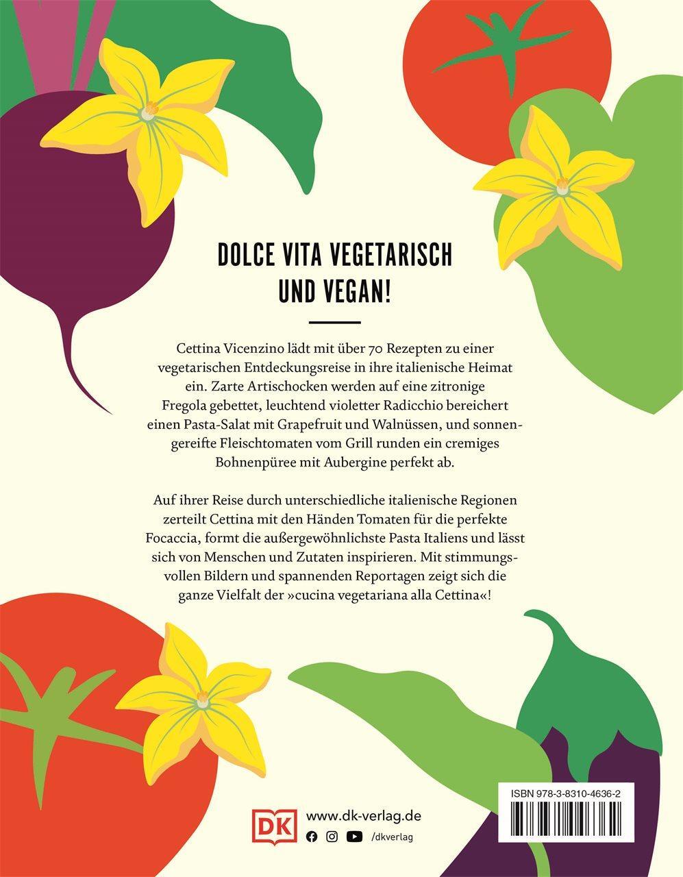 Rückseite: 9783831046362 | Cucina Vegetariana | Cettina Vicenzino | Buch | Lesebändchen | 240 S.