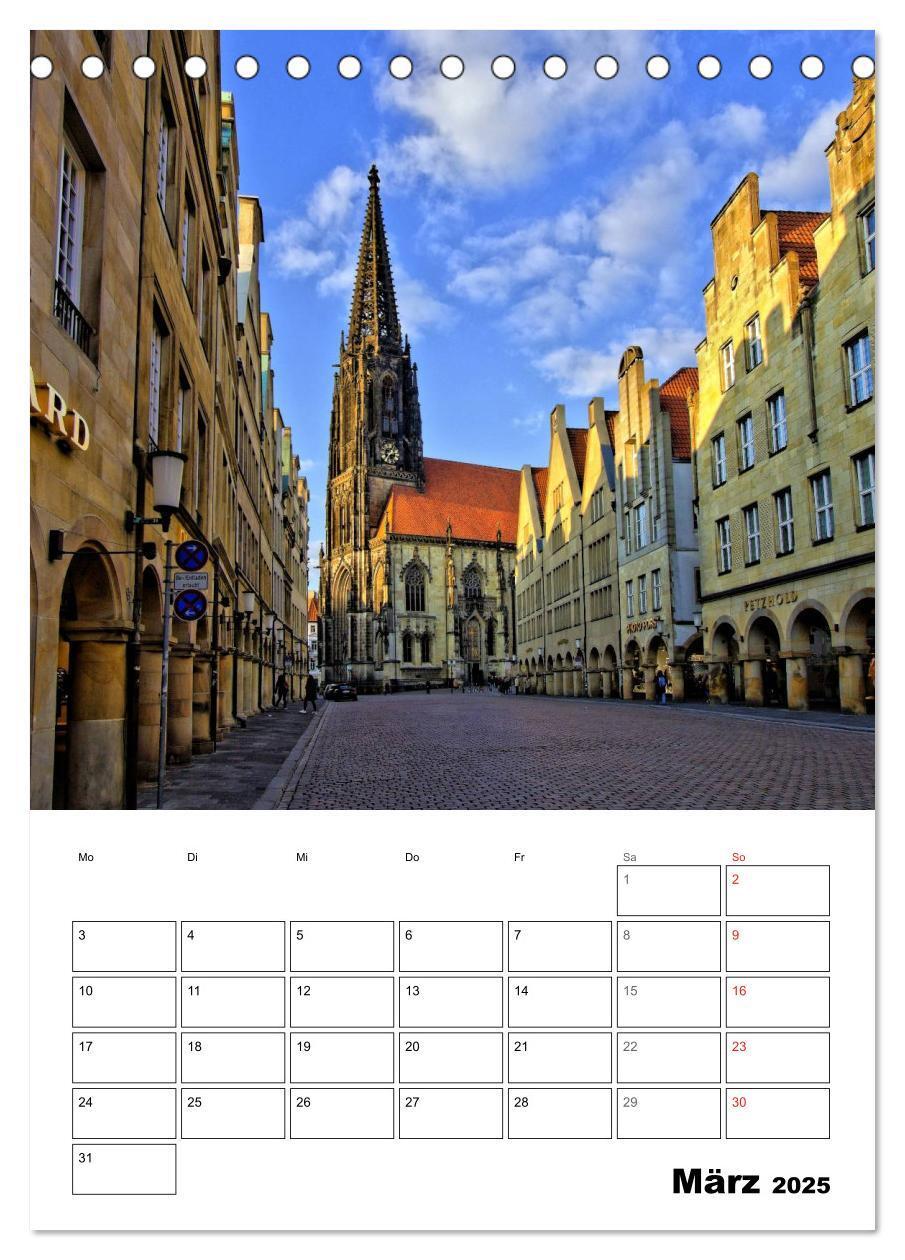 Bild: 9783457027417 | Münster entdecken (Tischkalender 2025 DIN A5 hoch), CALVENDO...