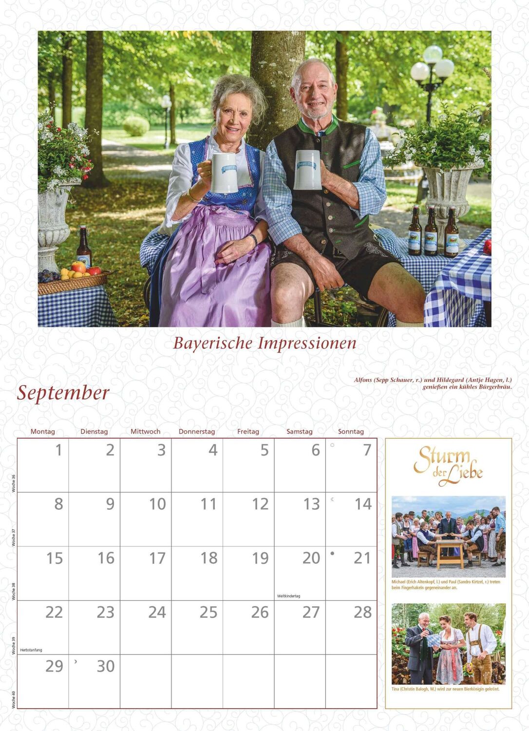 Bild: 4250809654003 | Sturm der Liebe 2025 - Broschürenkalender - Wandkalender - mit...