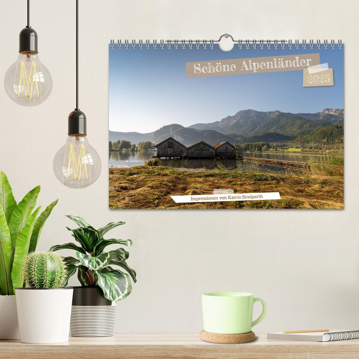 Bild: 9783383976575 | Schöne Alpenländer (Wandkalender 2025 DIN A4 quer), CALVENDO...