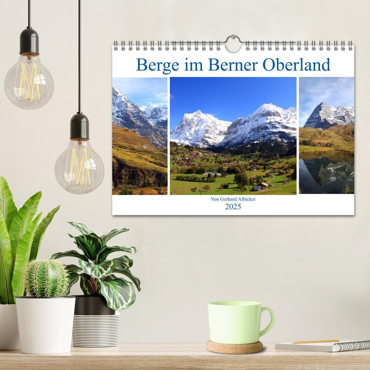 Bild: 9783435271160 | Berge im Berner Oberland (Wandkalender 2025 DIN A4 quer), CALVENDO...