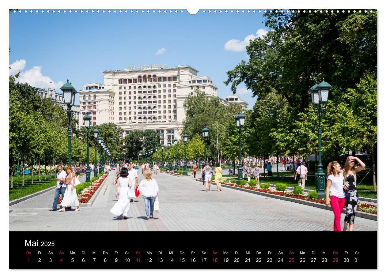 Bild: 9783435643882 | Moskau 2025 (Wandkalender 2025 DIN A2 quer), CALVENDO Monatskalender