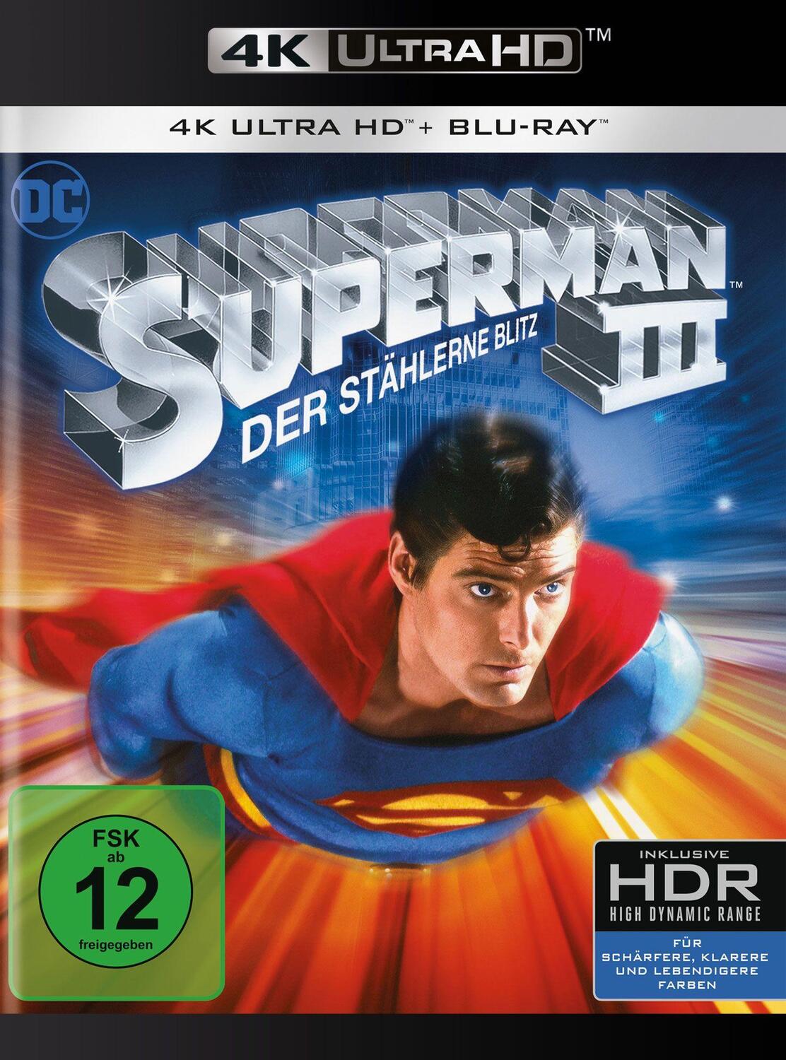 Cover: 5051890339027 | Superman 3: Der stählerne Blitz - 4K UHD | Blu-ray Disc | Deutsch