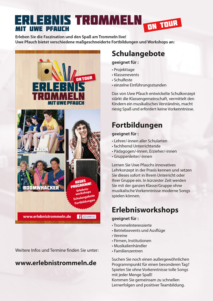 Bild: 9783866263864 | Erlebnis Cajon Songbook, m. MP3-CD | Uwe Pfauch | Deutsch | 2016