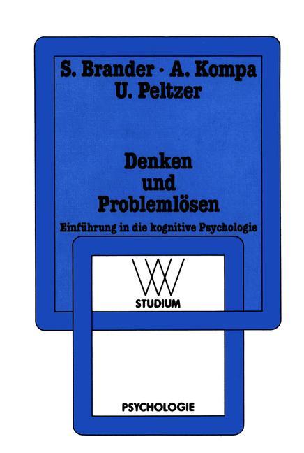 Cover: 9783531221311 | Denken und Problemlösen | Einführung in die kognitive Psychologie