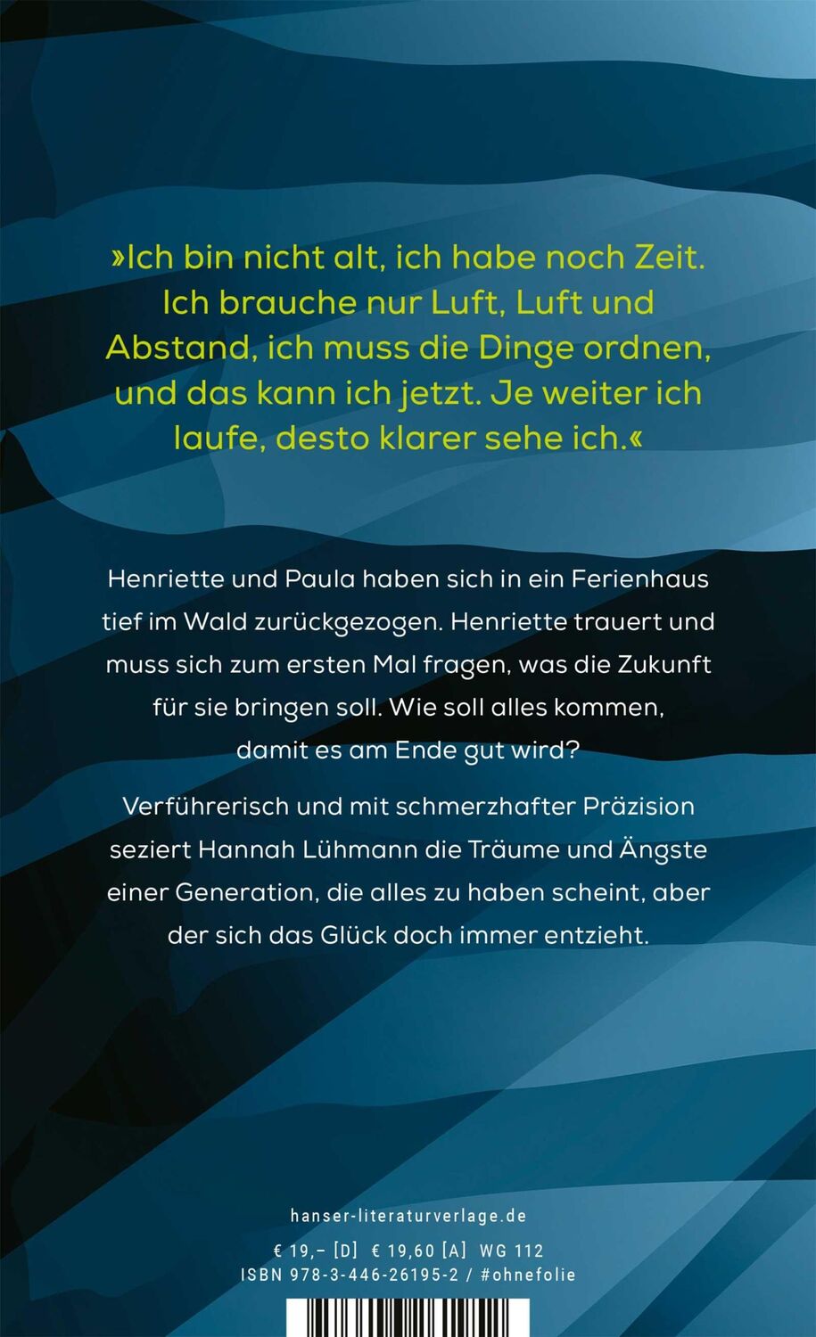 Bild: 9783446261952 | Auszeit | Roman | Hannah Lühmann | Buch | 176 S. | Deutsch | 2021