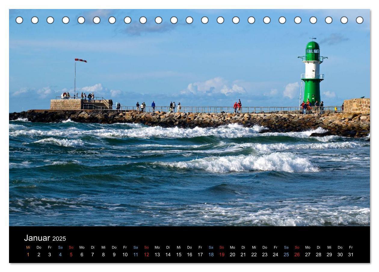 Bild: 9783435707270 | Warnemünde - Maritime Landschaften (Tischkalender 2025 DIN A5...