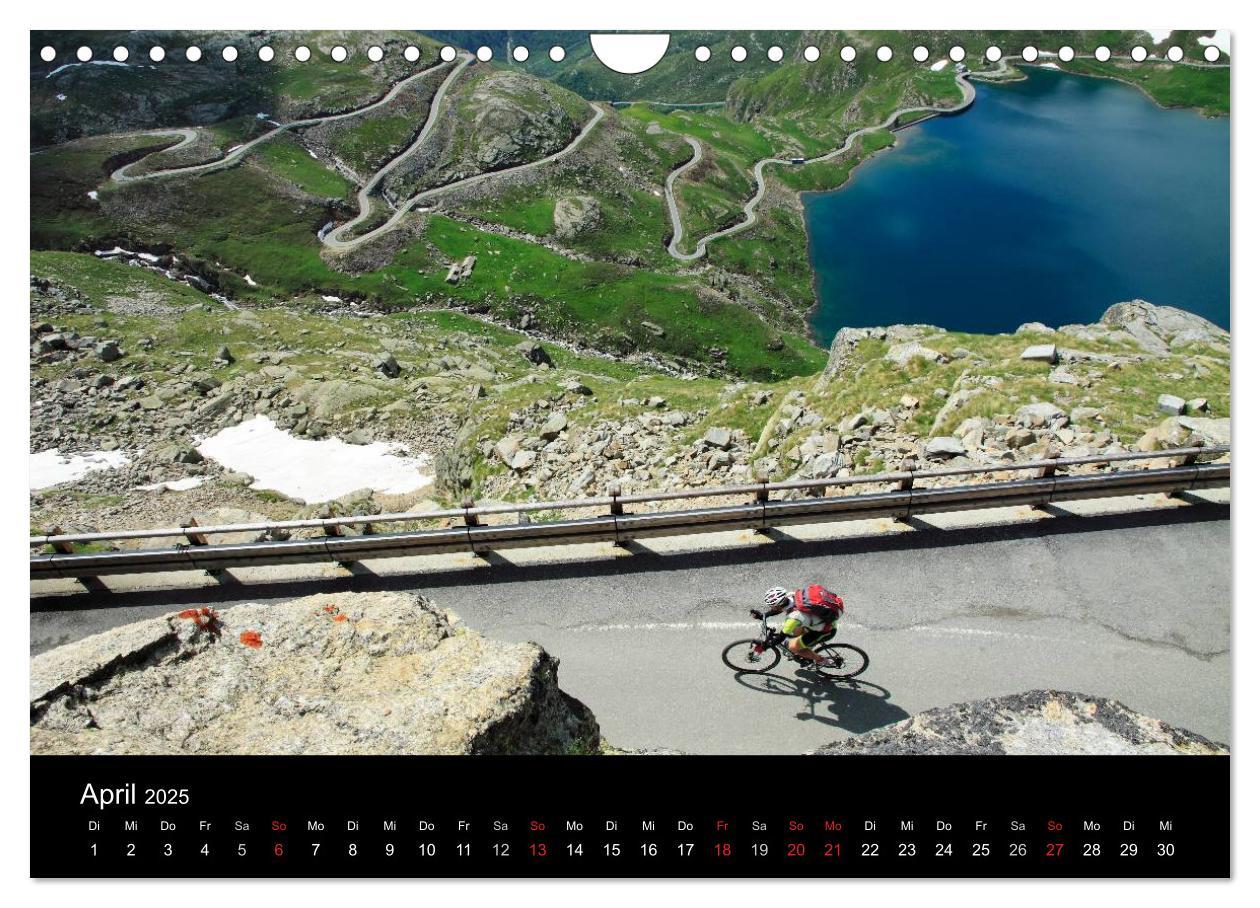 Bild: 9783435808847 | Alpenpässe auf dem Rennrad Vol. 2 (Wandkalender 2025 DIN A4 quer),...