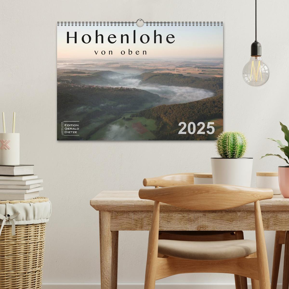 Bild: 9783435633104 | Hohenlohe von oben (Wandkalender 2025 DIN A3 quer), CALVENDO...