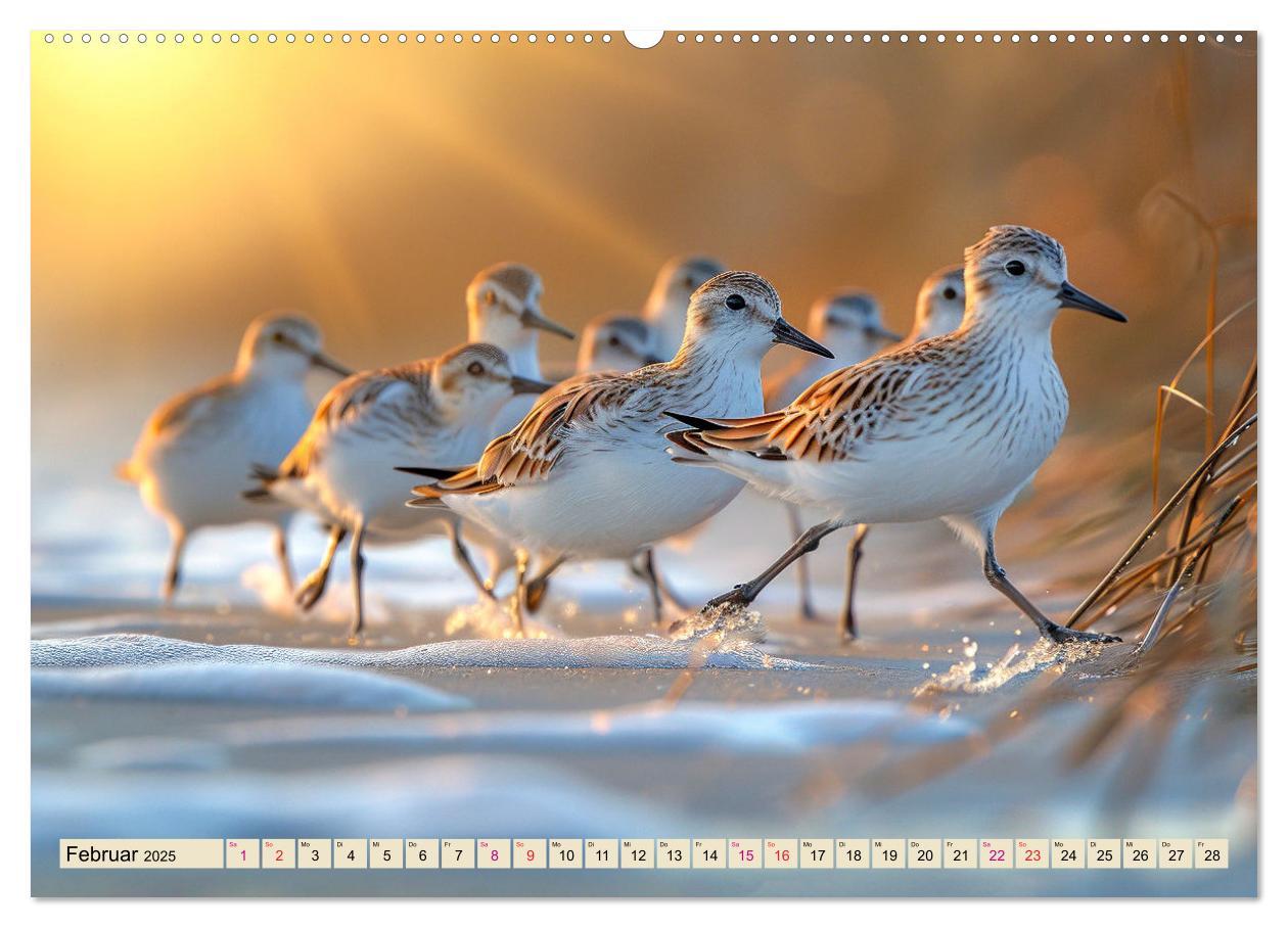 Bild: 9783383768415 | Strandläufer - immer flink unterwegs (Wandkalender 2025 DIN A2...