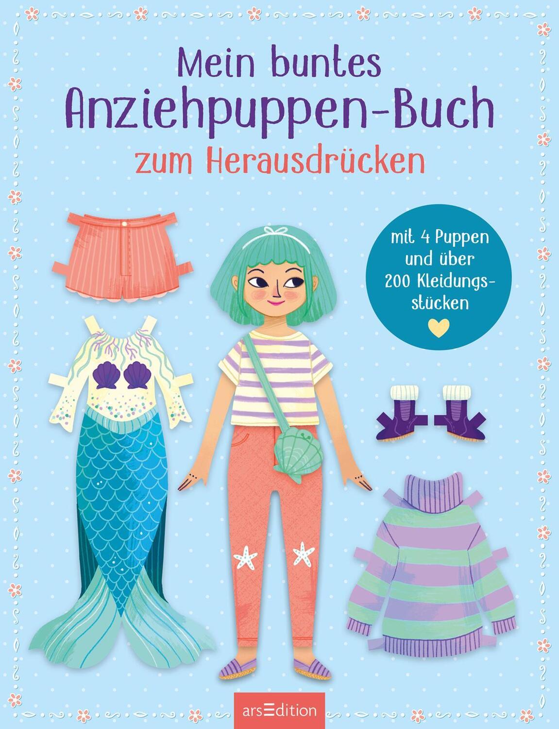 Bild: 4014489134060 | Mein buntes Anziehpuppen-Buch zum Herausdrücken | Laura Rosendorfer