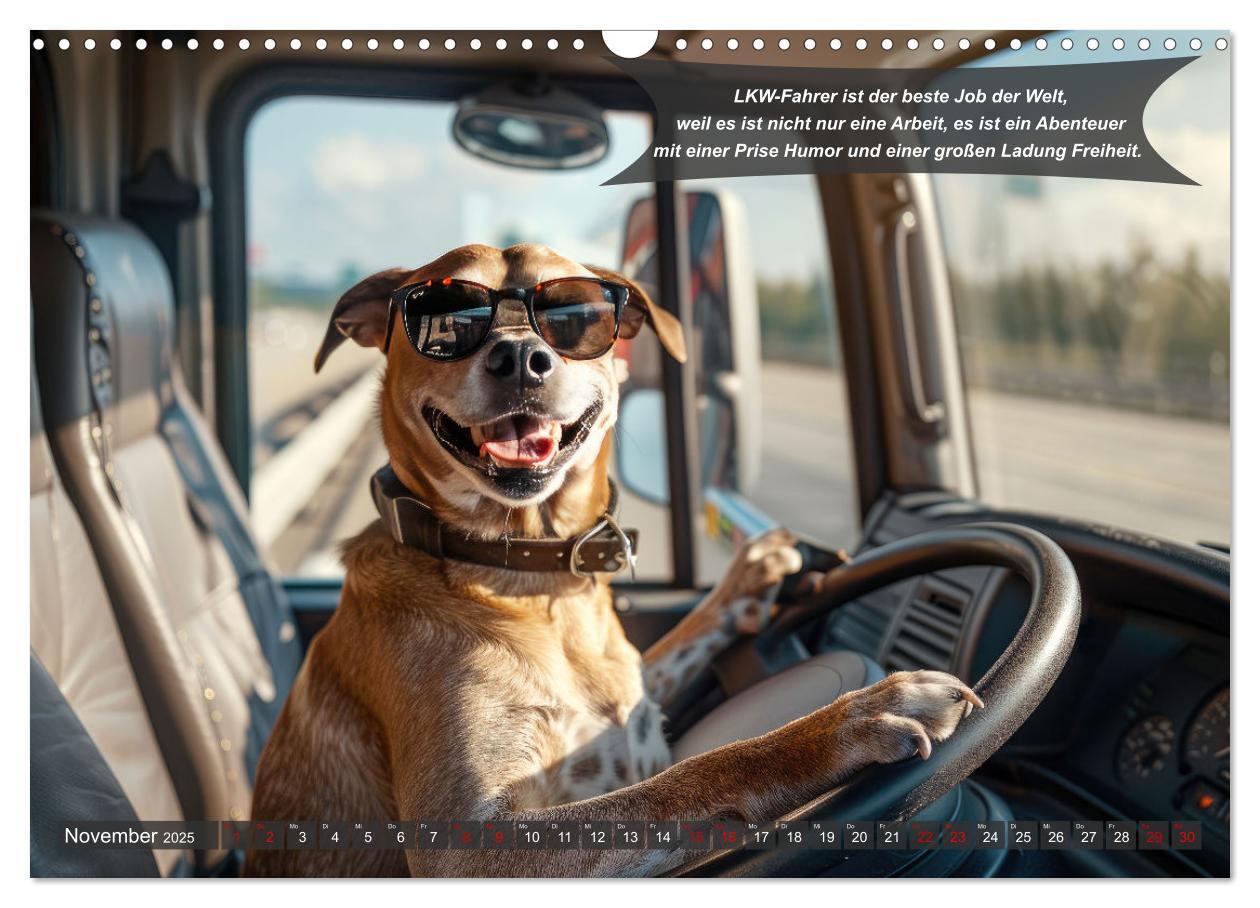 Bild: 9783457183236 | Tierisch lustige LKW-Fahrer (Wandkalender 2025 DIN A3 quer),...