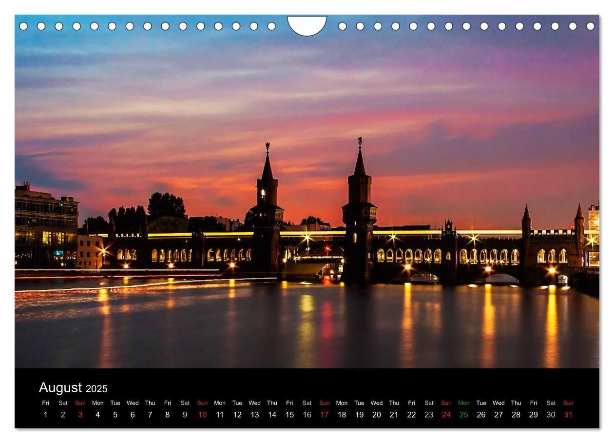 Bild: 9781325962549 | Sunsets of Berlin (Wall Calendar 2025 DIN A4 landscape), CALVENDO...