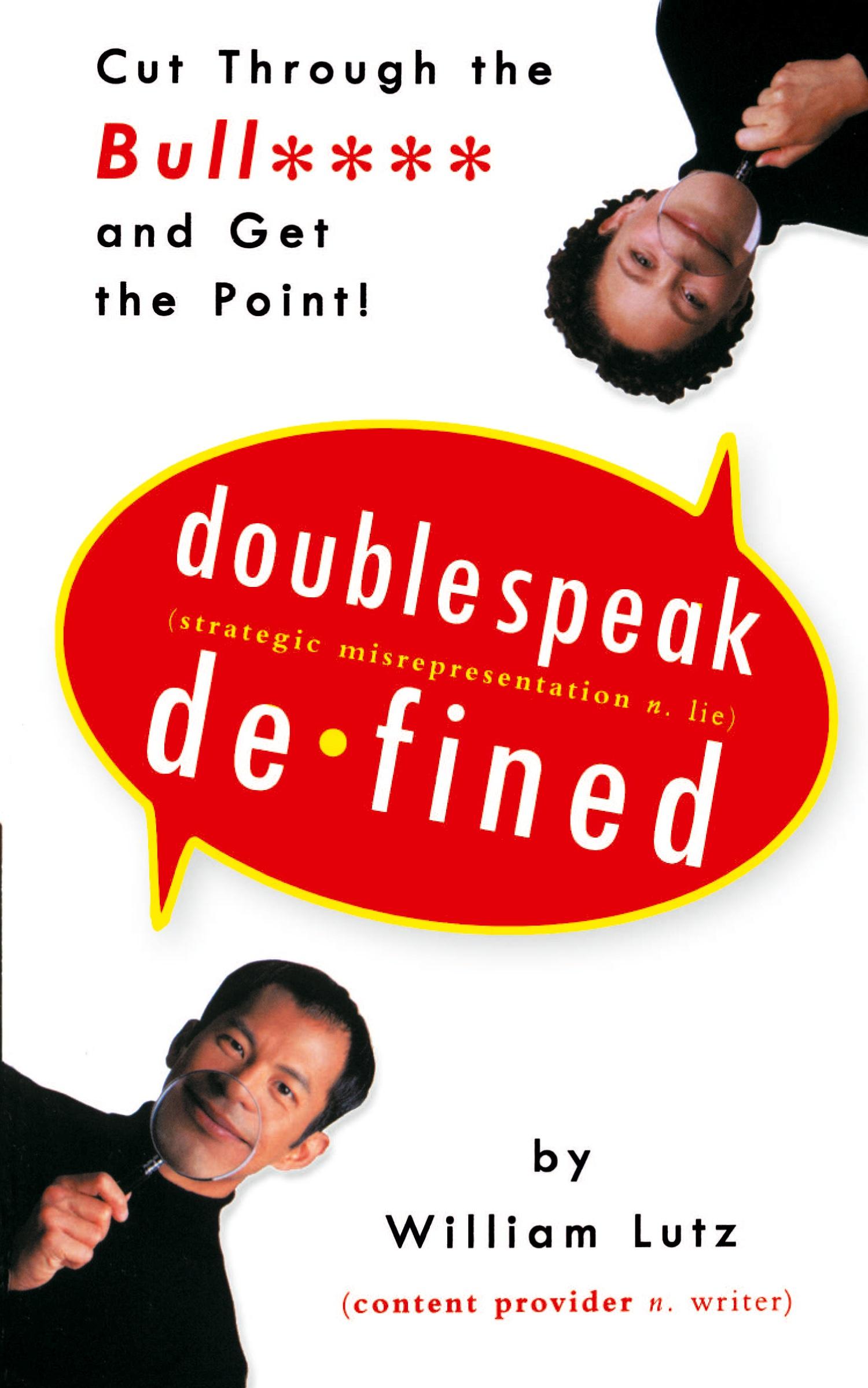 Cover: 9780062734129 | Doublespeak Defined | Cut Through the Bull and Get the Point | Lutz