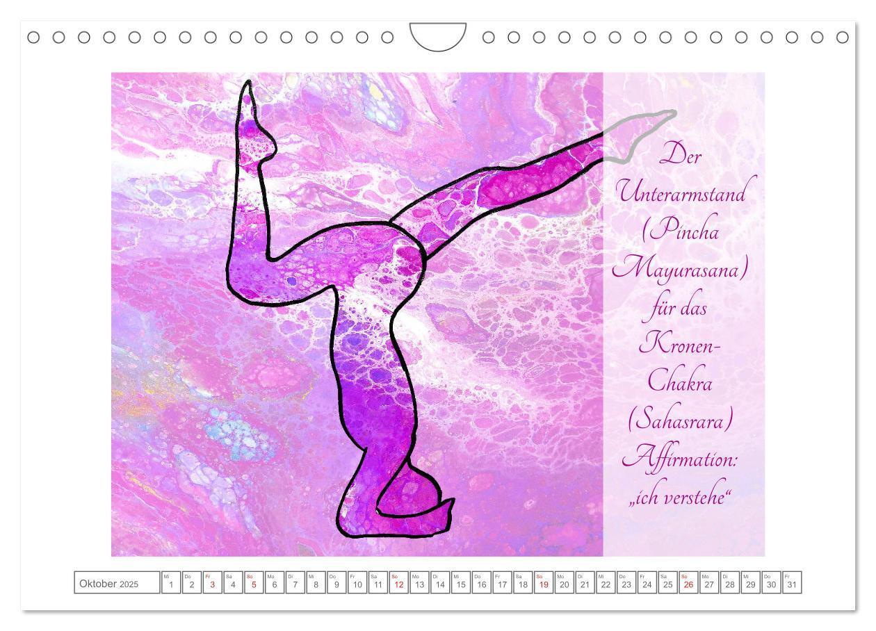 Bild: 9783435118137 | Chakren Yoga (Wandkalender 2025 DIN A4 quer), CALVENDO Monatskalender