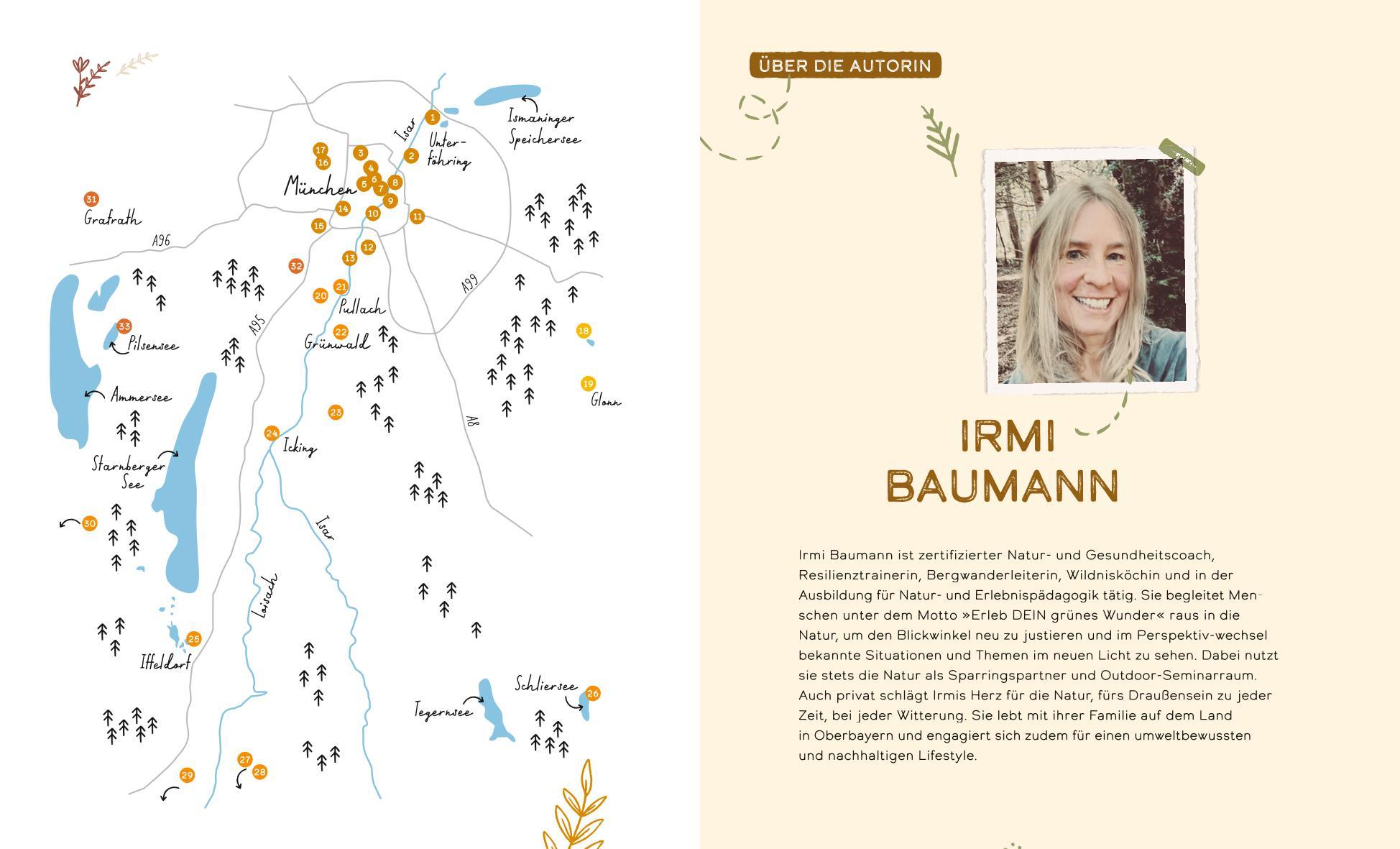 Bild: 9783846409701 | Auszeiten für die Seele in und um München | Irmi Baumann | Taschenbuch