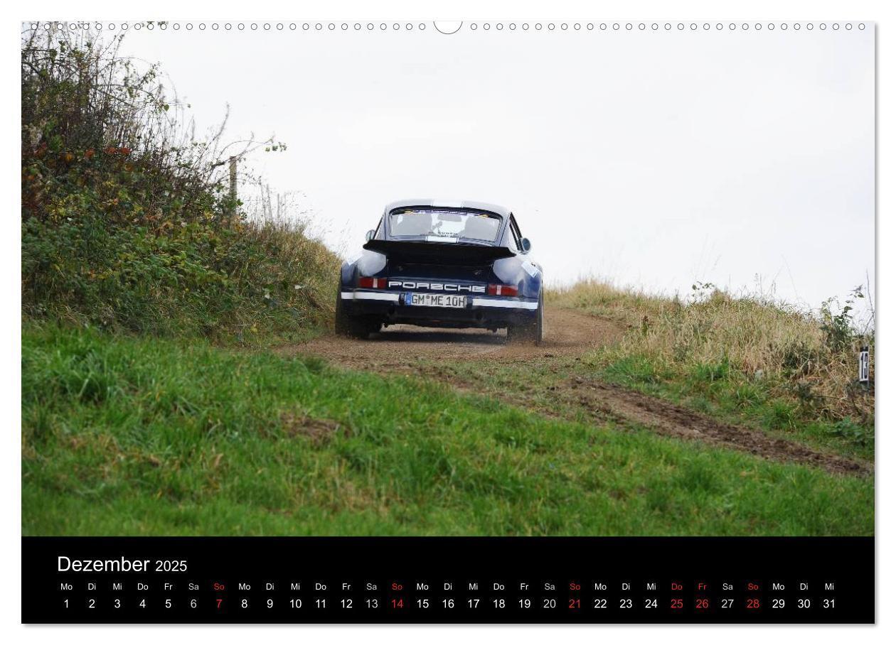 Bild: 9783435631032 | Bergrennen und Rallye im Porsche (Wandkalender 2025 DIN A2 quer),...