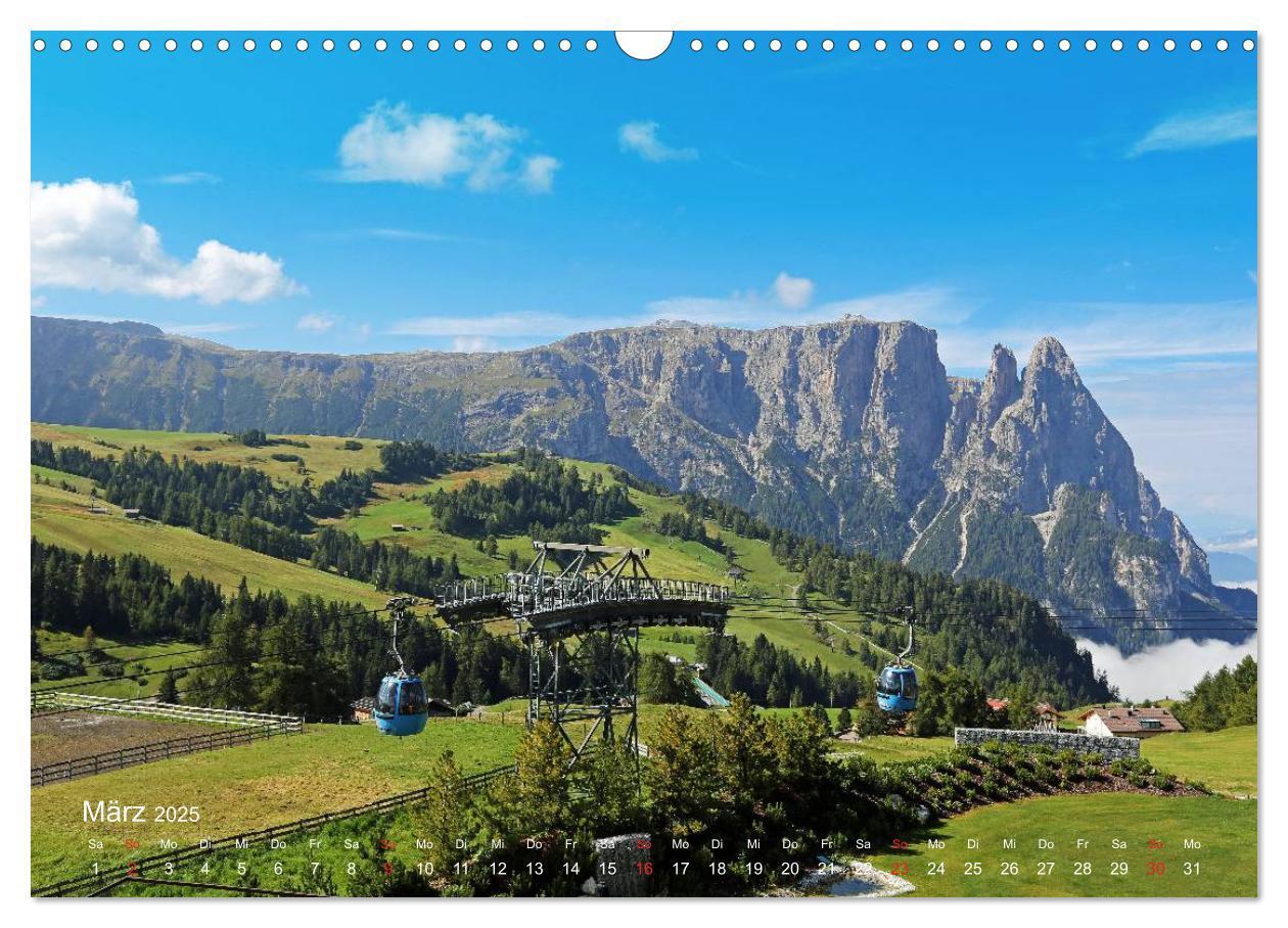 Bild: 9783435672264 | Urlaub auf der Seiser Alm (Wandkalender 2025 DIN A3 quer), CALVENDO...